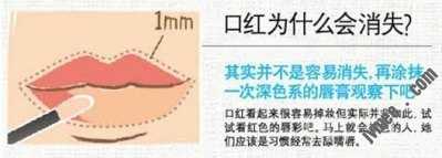 处理口红脱妆题目 简略技能