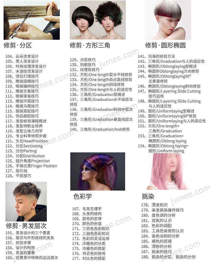成都美发培训课程