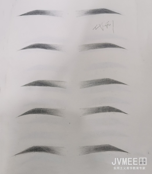 素描眉-学生作品