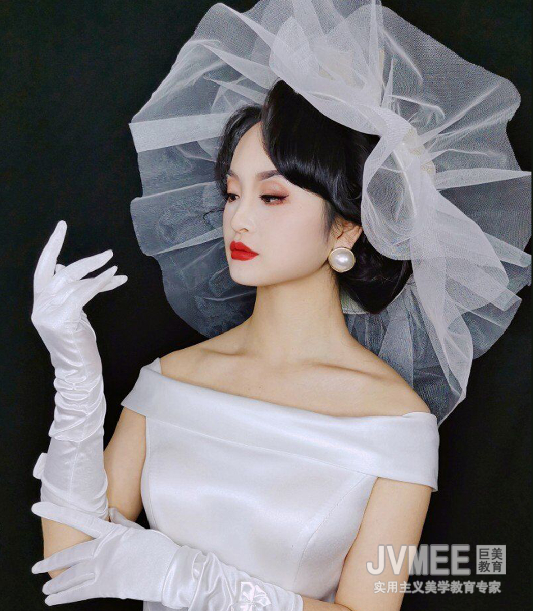 欧式新娘妆作品