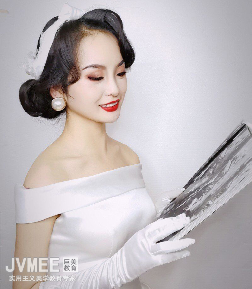 欧式新娘妆作品
