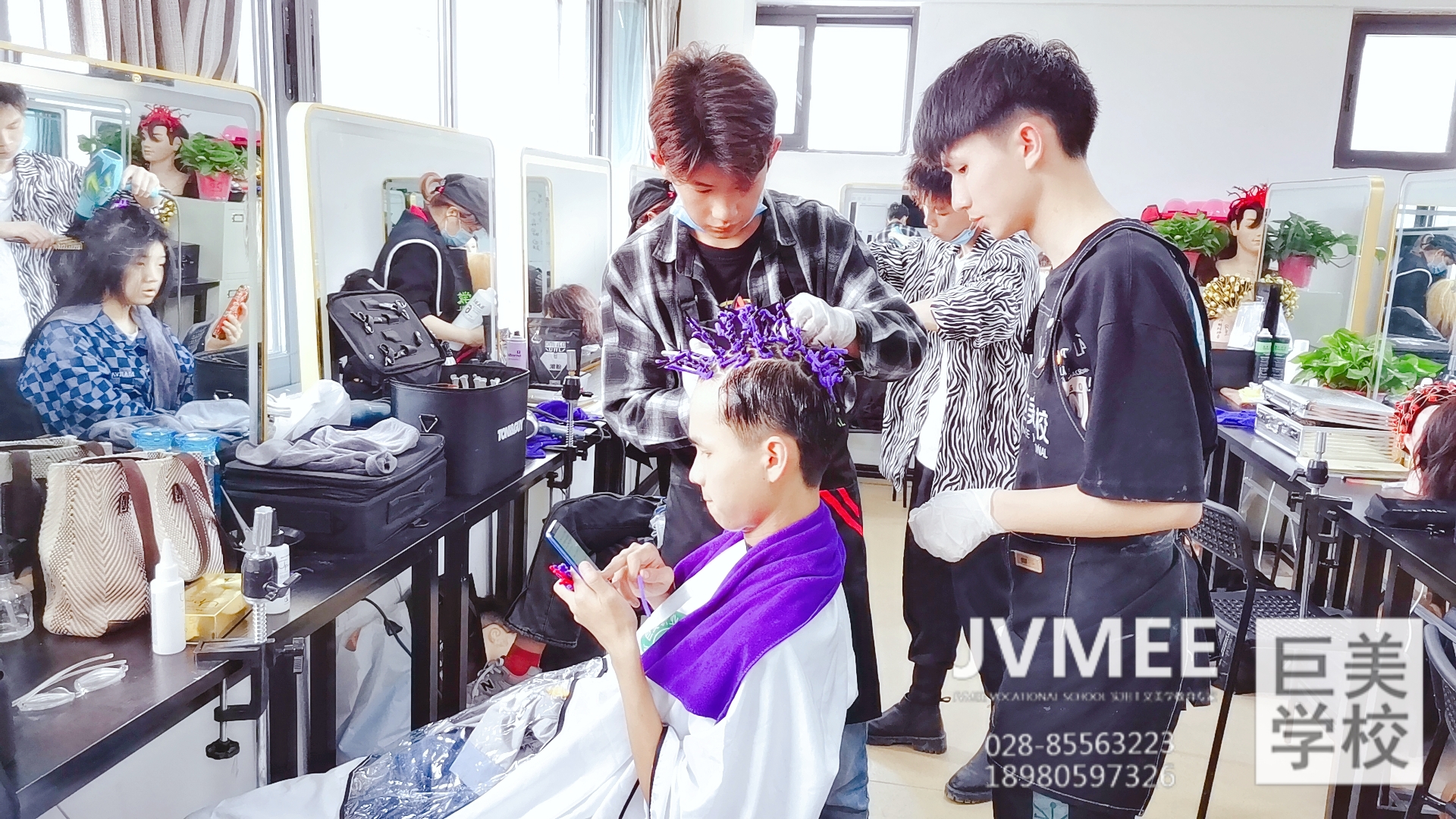 零底子学美发须要学甚么