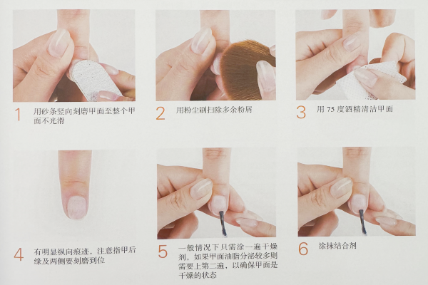 水晶美甲的根基筹办任务